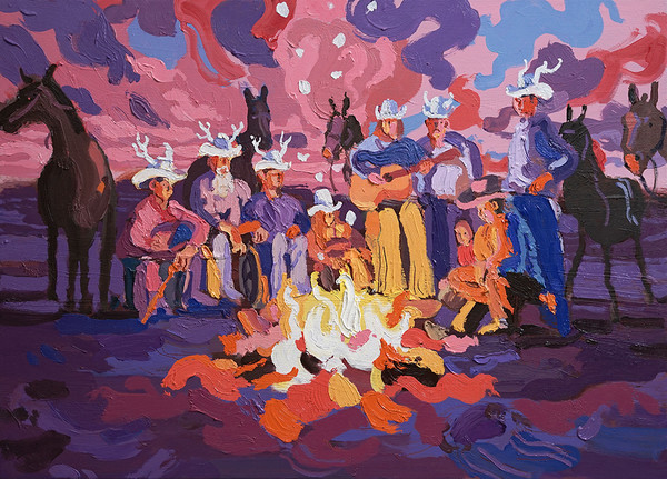 윤상윤, Lowe and Behold, 65 x 90 cm, Oil on canvas, 2025. (출처=갤러리밈)