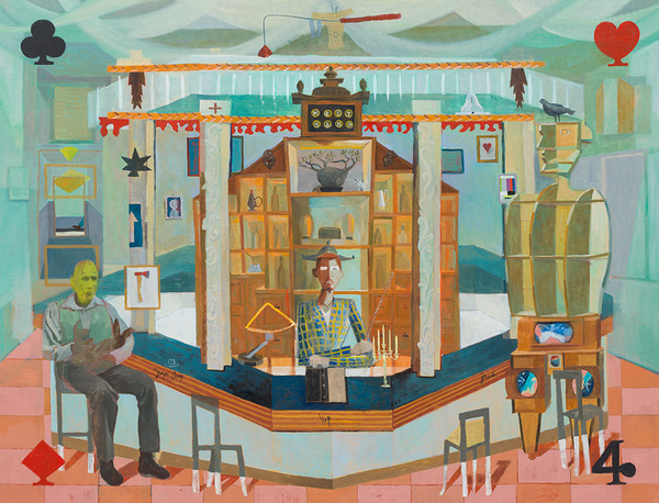 김상인, West wing, 145.5 x 112cm, Oil on canvas, 2025. (출처=갤러리밈)