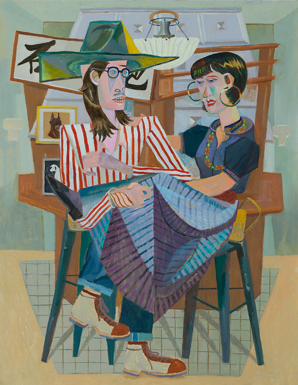 김상인, 타산지석, 116.5 x 80.5 cm, Oil on canvas, 2025. (출처=갤러리밈)