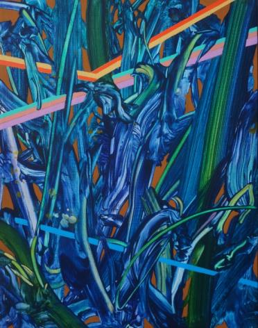 유정현, &gather_2501, acrylic on canvas, 40.5 x 31.5 cm, 2025. (출처=갤러리진선)