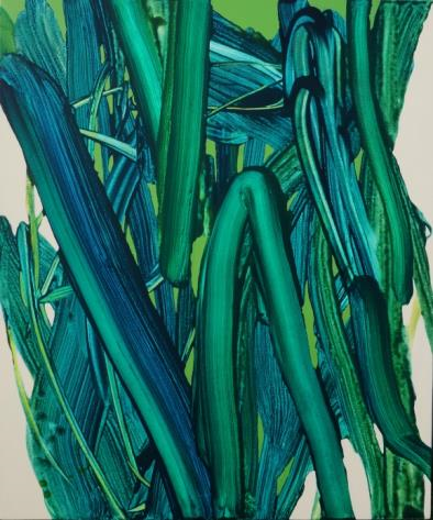 유정현, Discontinuous_2501, acrylic on canvas, 72.7 x 62.6 cm, 2025. (출처=갤러리진선)