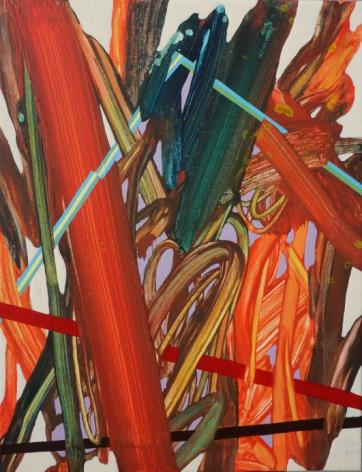 유정현, &gather_2505, acrylic on canvas, 40.5 x 31.5 cm, 2025. (출처=갤러리진선)