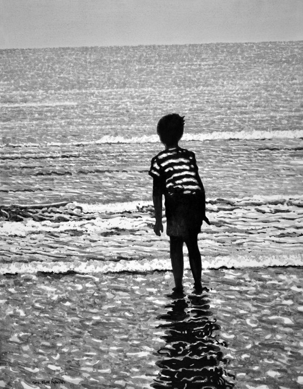 RHEE HYUNAN. 2018. island. 91 x 116 cm. oil on canvas. (출처=아줄레주)