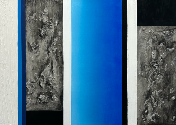 Place #1, 65.1 x 90.9 cm (30P), 혼합 매체 캔버스, 2025. (출처=갤러리전)