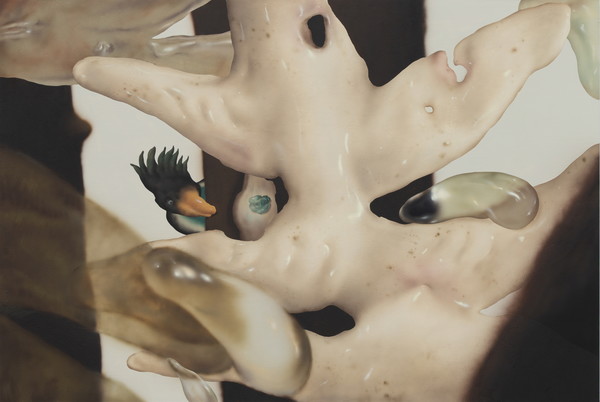 김시안, 정물 360, 2025, acrylic on canvas, 130x194cm. (제공=아트사이드 갤러리)