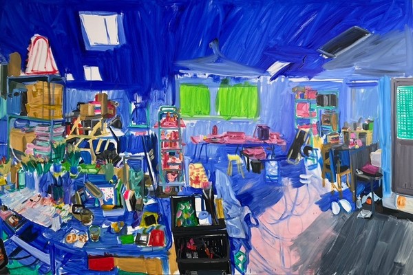 최진욱, 467. 식물 Plant, 2024, oil on canvas, 130.3x193.9cm. (제공=아트사이드 갤러리)