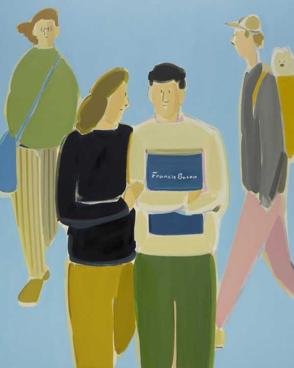 백윤조, I love Francis Bacon, 2025, Oil on canvas, 162.2 x 130.3 cm. (©작가. 출처=갤러리조은)