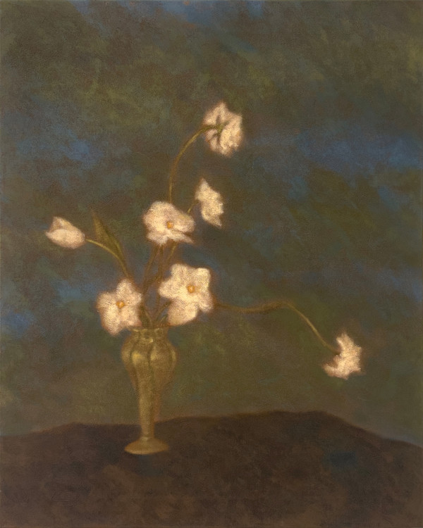 봄밤, A Night in Spring, 2025, 캔버스에 아크릴 Acrylic on canvas, 90.9 x 72.7 cm. (©작가. 출처=갤러리도올)