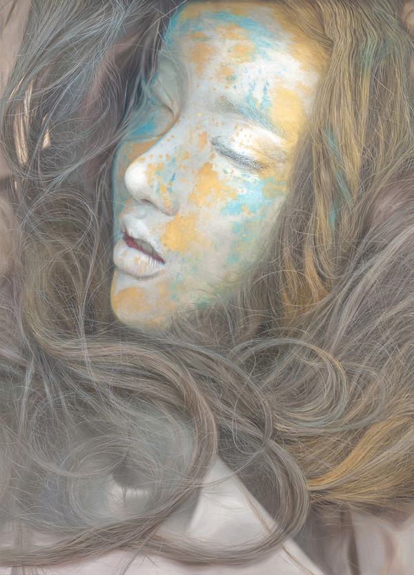 김석호, Drifting consciousness-seoa#5 (2025), 195×140cm, oil on linen. (출처=갤러리그림손)