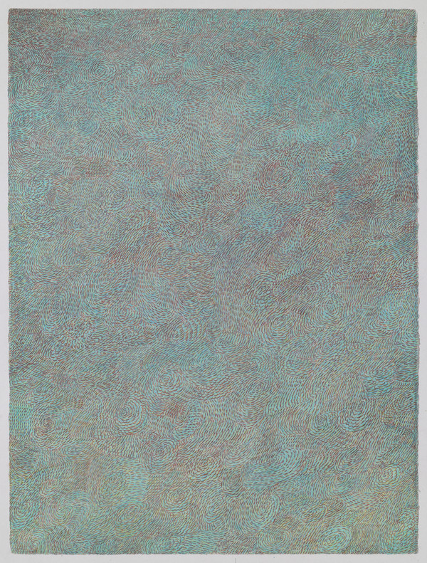 신현경, 되어지는대로, 76×57cm, 종이 위에 연필, 색연필, 2020. (출처=리앤배)