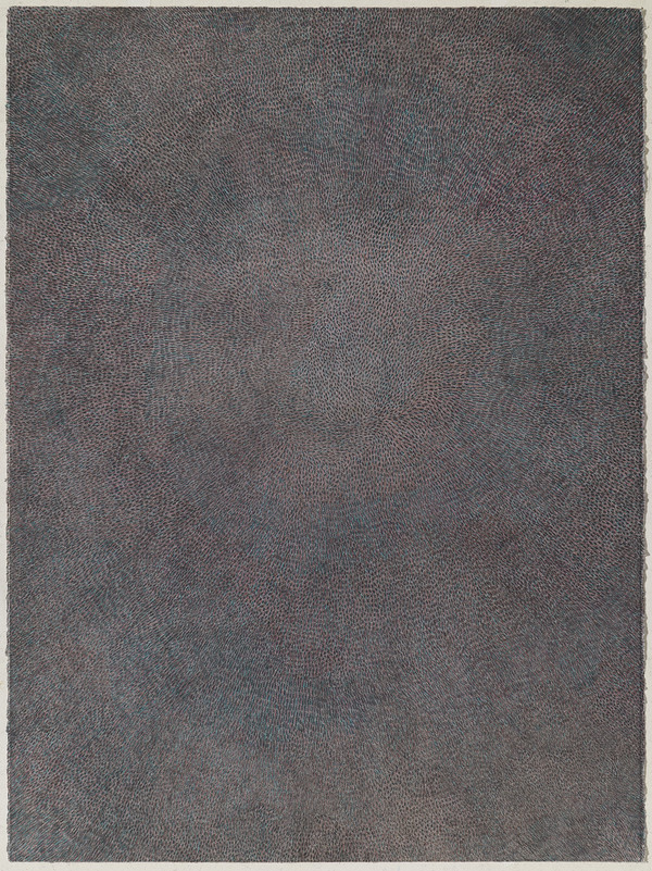 신현경, 말 무덤-뱉어내지 못한 말들, 76×57cm, 종이 위에 연필, 색연필, 2021. (출처=리앤배)