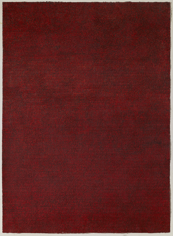 신현경, 모두들 죽는데 나라고 못 죽겠나!, 106×78cm, 종이 위에 연필, 색연필, 2022. (출처=리앤배)