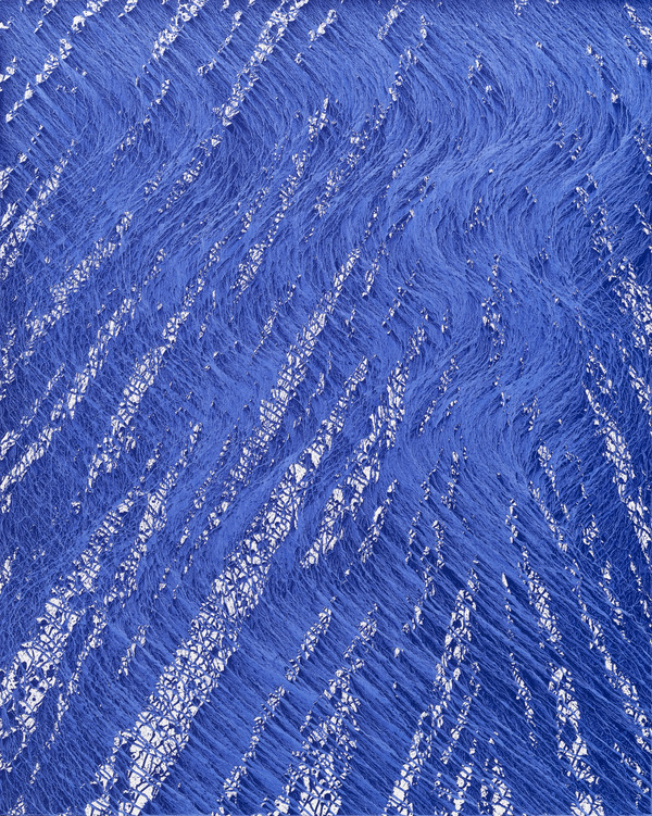 물의초상(portrait d’eau 250108), 2025, natural pigment on canvas, 162x130cm. (출처=데이트갤러리)