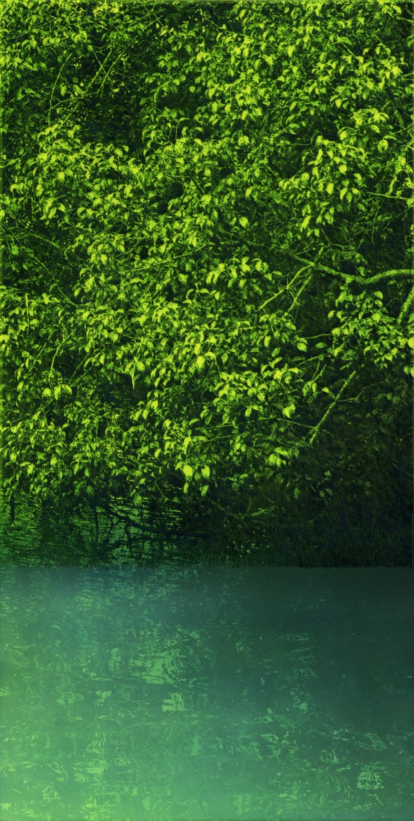 유봉상, HA20230622, 120x60cm, Headless pin, Acrylic on wood, 2023. (출처=갤러리분도)