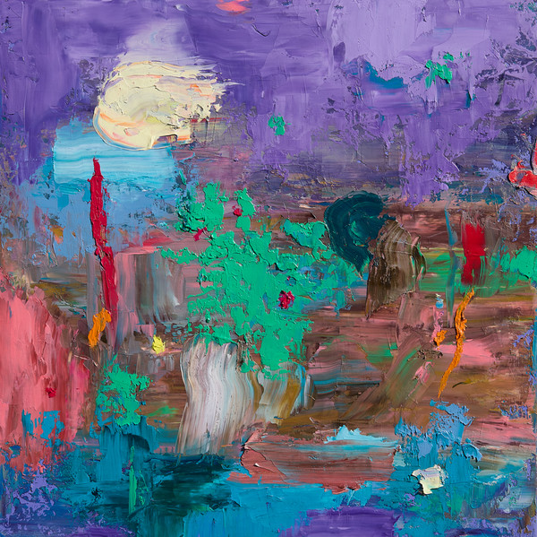 김근중, 그곳 혹은 이곳 (There or Here) 25-23, 2025, Oil on canvas, 60.5×60.5cm. (출처=금산갤러리)