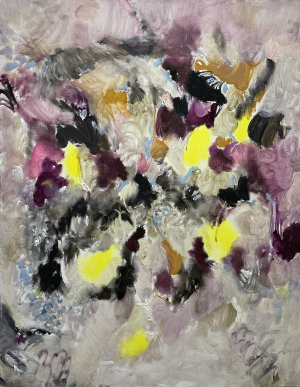 채온, Fantastic Garden 1, 2024, Oil on canvas, 116.8x91cm. (출처=갤러리 팔조)