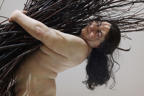 나뭇가지를 든 여인, 2009, 혼합 재료, 170 × 183 × 120 cm. 까르띠에 현대미술재단 컬렉션. (출처=국립현대미술관)