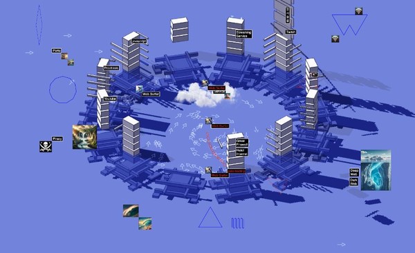 Song Yehwan, Internet Map, 2025, 2-channel interactive website, camera, vinyl, Dimensions variable. ©Artist. (Credit=MMCA)