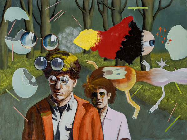 축축함, 2022, oil on art board, 30.5 x 40.7cm. (출처=이유진갤러리)