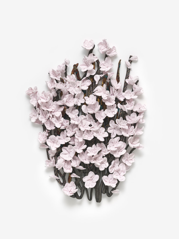 허보리, Blooming, 2025, oil on canvas, 44x36x9cm (출처=갤러리 플래닛)