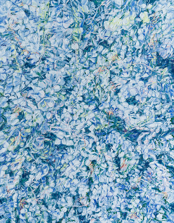 허보리, Blue, oil on canvas, 91x116cm (출처=갤러리 플래닛)