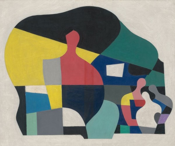 김환기, 〈론도〉, 1938, 캔버스에 유화 물감, 61×71.5cm, ©환기재단·환기미술관, 국가등록문화유산 (출처=국립현대미술관)