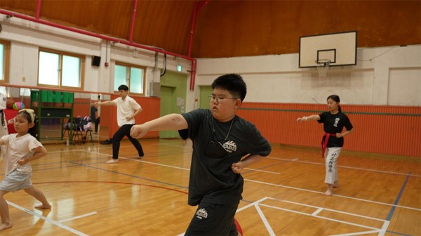 태권도 연습장면. (사진제공=서울특별시교육청)