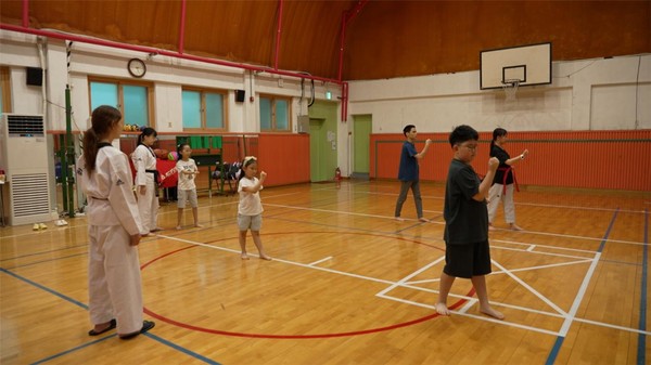 태권도 연습장면. (사진제공=서울특별시교육청)