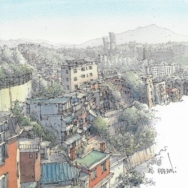 정승빈...해질무렵,노란 밫에 물든 후암동 (사진제공=세종문화회관)