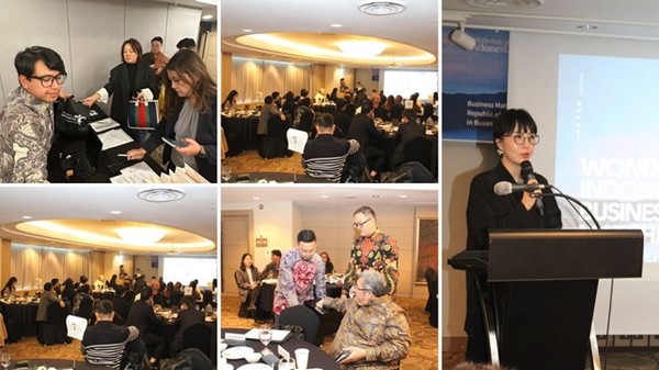 사회를 맡은 前 인도네시아 관광청 한국지사장 박재아 대표와 현장의 모습 (사진제공=인도네시아 관광청 VITO Korea)