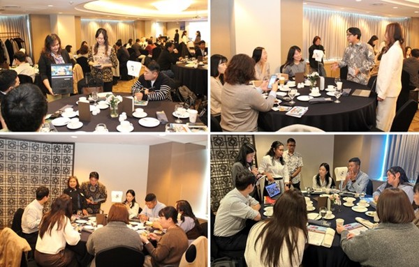 현지 호텔 및 랜드사와 한국 여행사가 1:1로 만나 상담하는 테이블탑 (사진제공=인도네시아 관광청 VITO Korea)