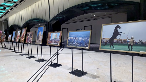 A special photo exhibition about Turkmenistan’s economic development, its rich cultural heritage, including traditional carpets, Ahal-Teke horses and UNESCO World Heritage sites (Credit=Embassy of Turkmenistan)