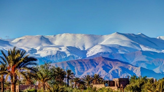 The Atlas mountains