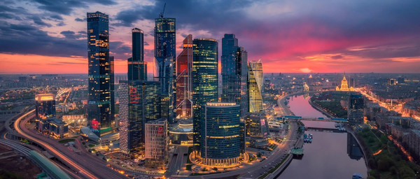 Moscow city financial center