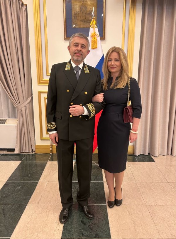At the Russian Diplomat's Day Reception