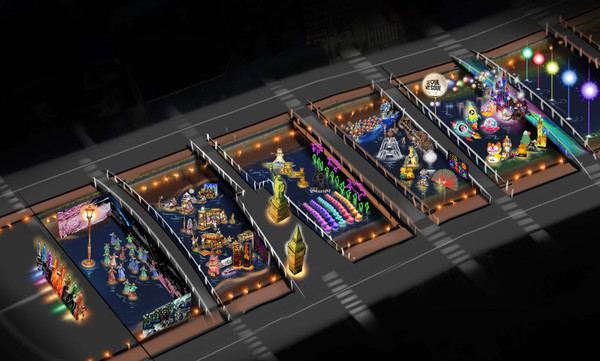 2025 서울빛초롱축제 청계천 배치도 (사진제공=서울관광재단)